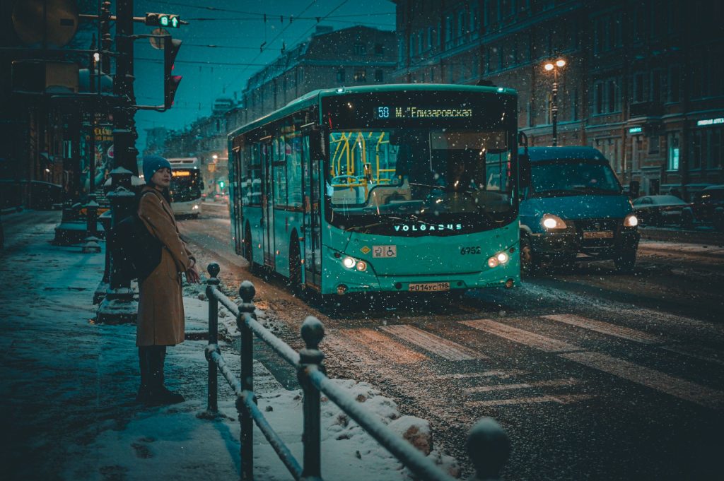 a bus stand paragraph
